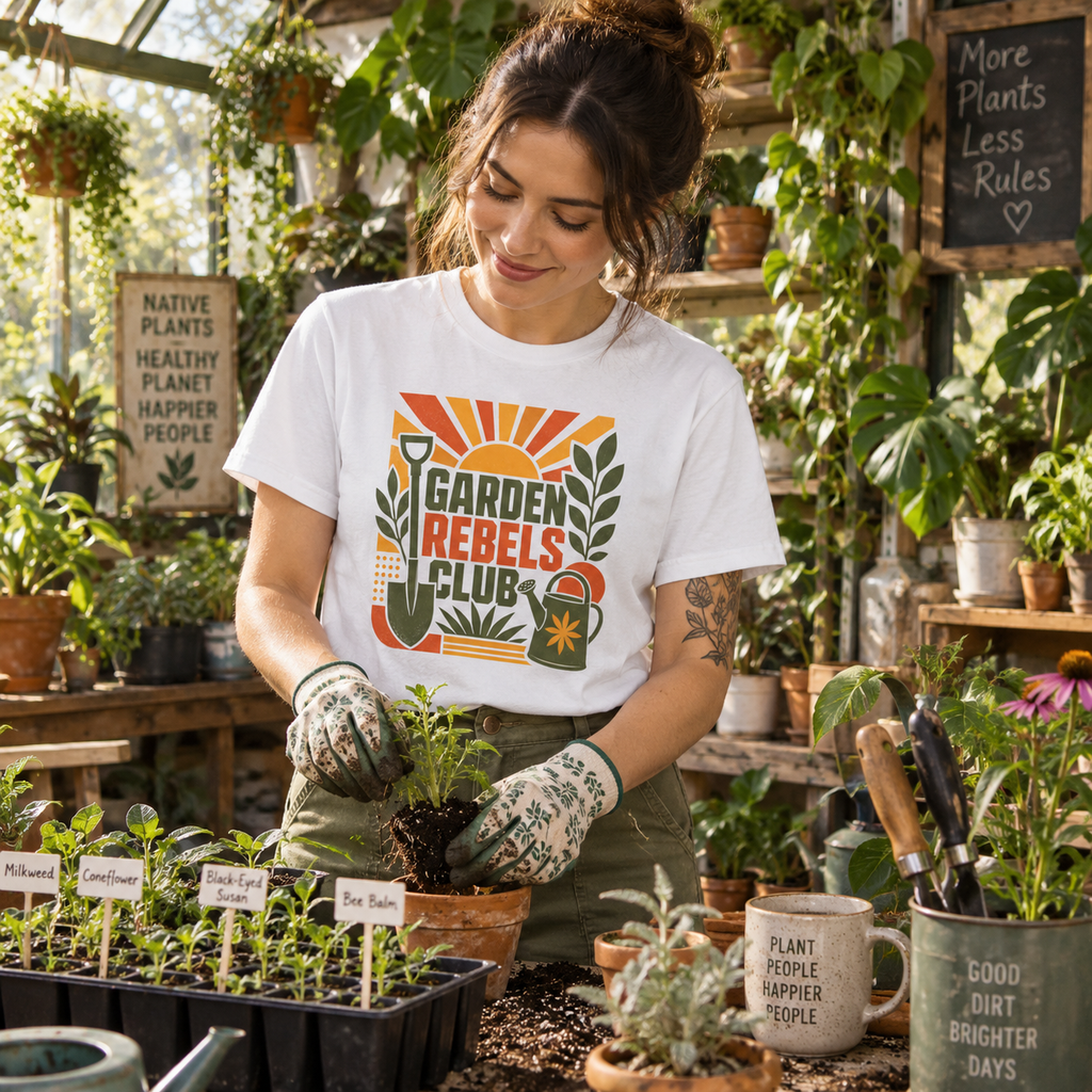 Garden Rebels Club T‑Shirt
