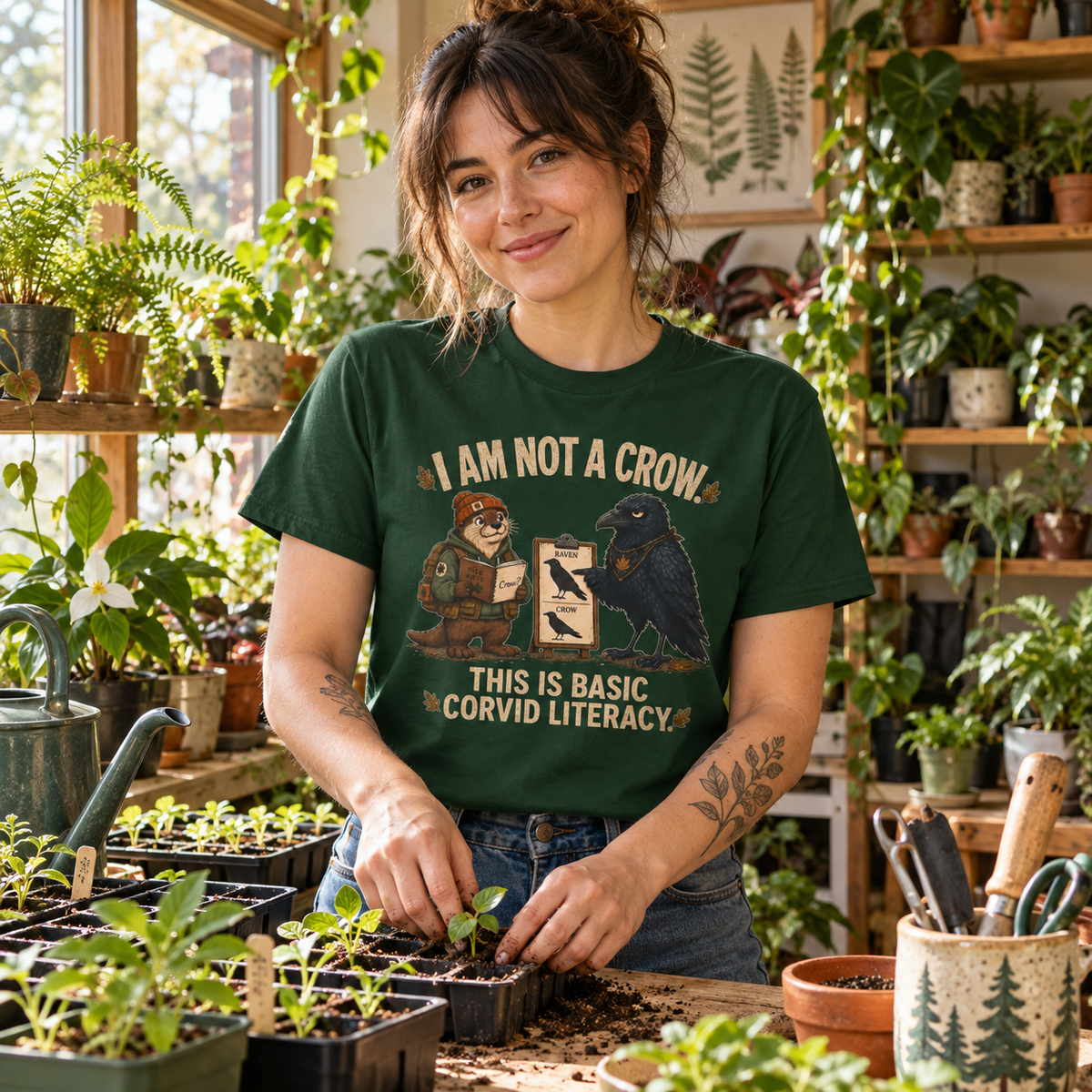 I am Not a Crow Otto and Echo T‑Shirt