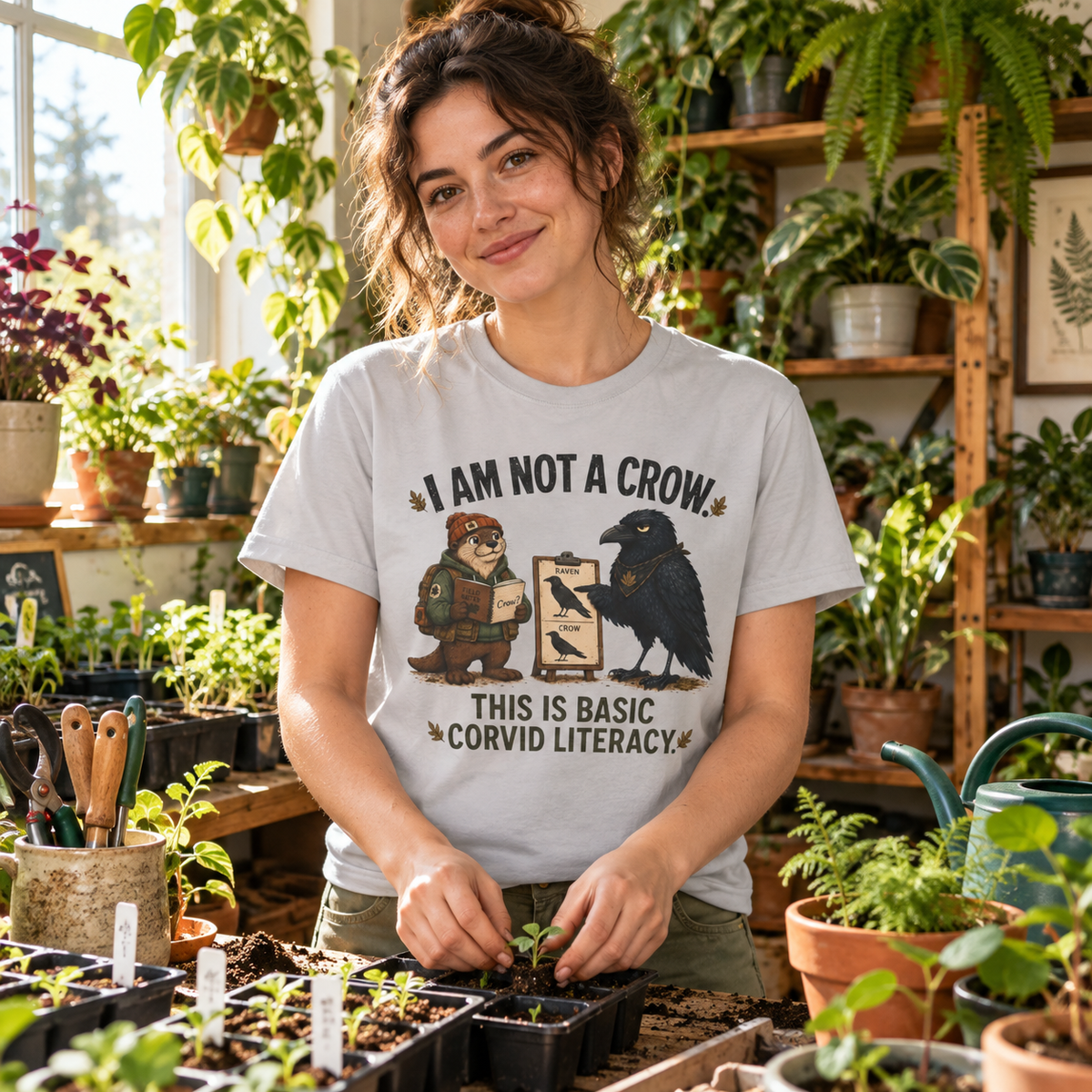 I am Not a Crow Otto and Echo T‑Shirt