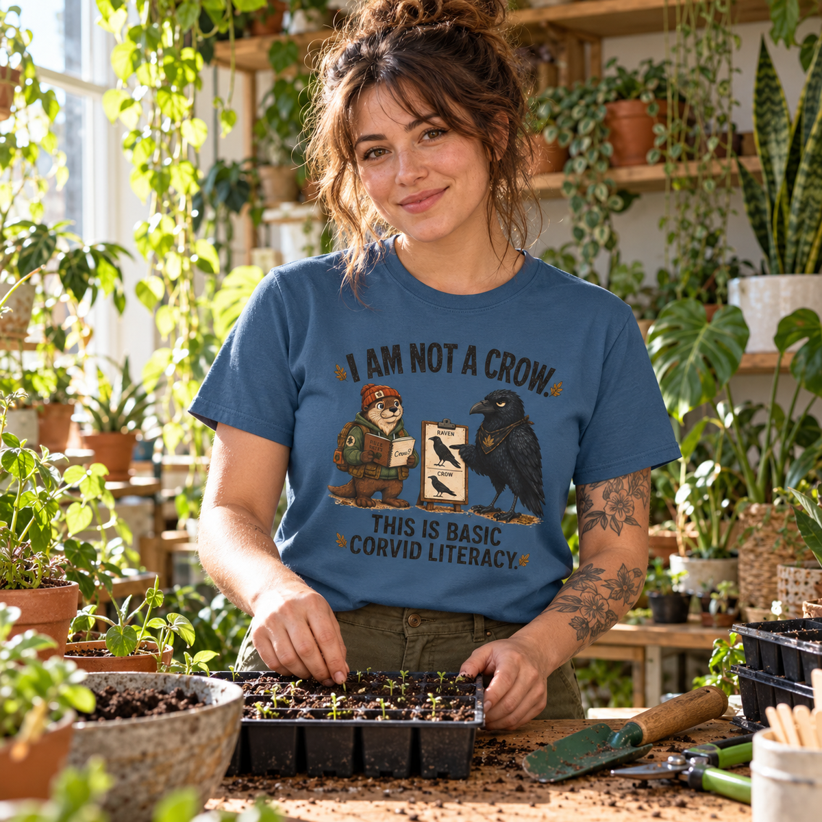 I am Not a Crow Otto and Echo T‑Shirt