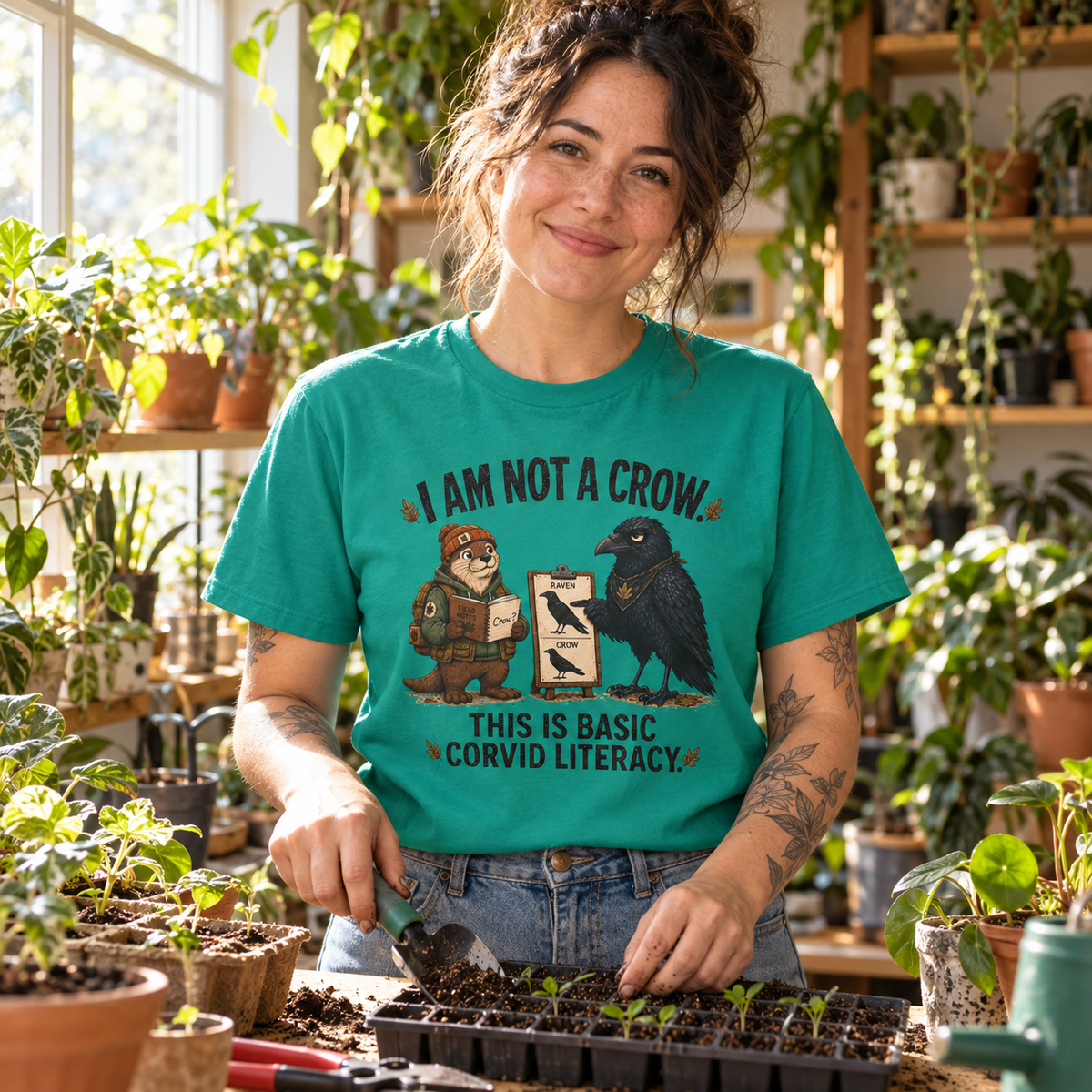 I am Not a Crow Otto and Echo T‑Shirt