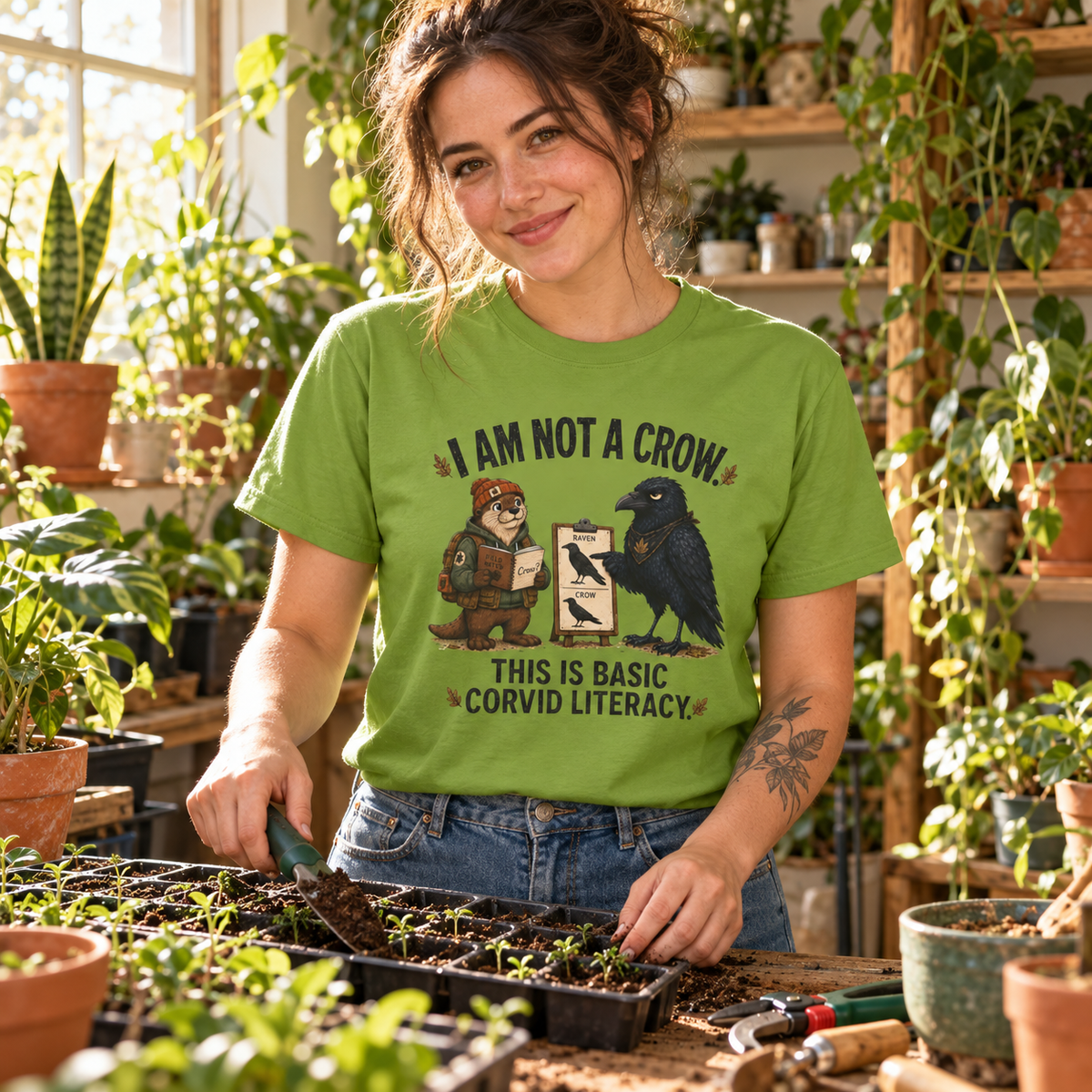 I am Not a Crow Otto and Echo T‑Shirt