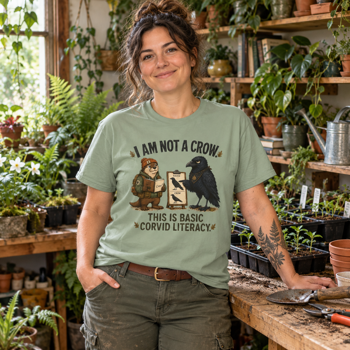I am Not a Crow Otto and Echo T‑Shirt