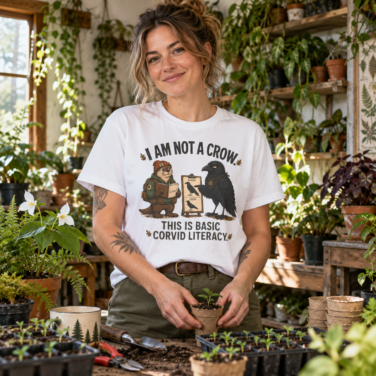 I am Not a Crow Otto and Echo T‑Shirt