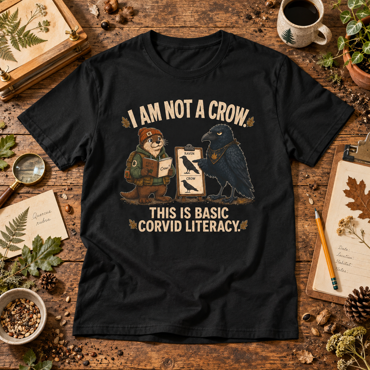 I am Not a Crow Otto and Echo T‑Shirt