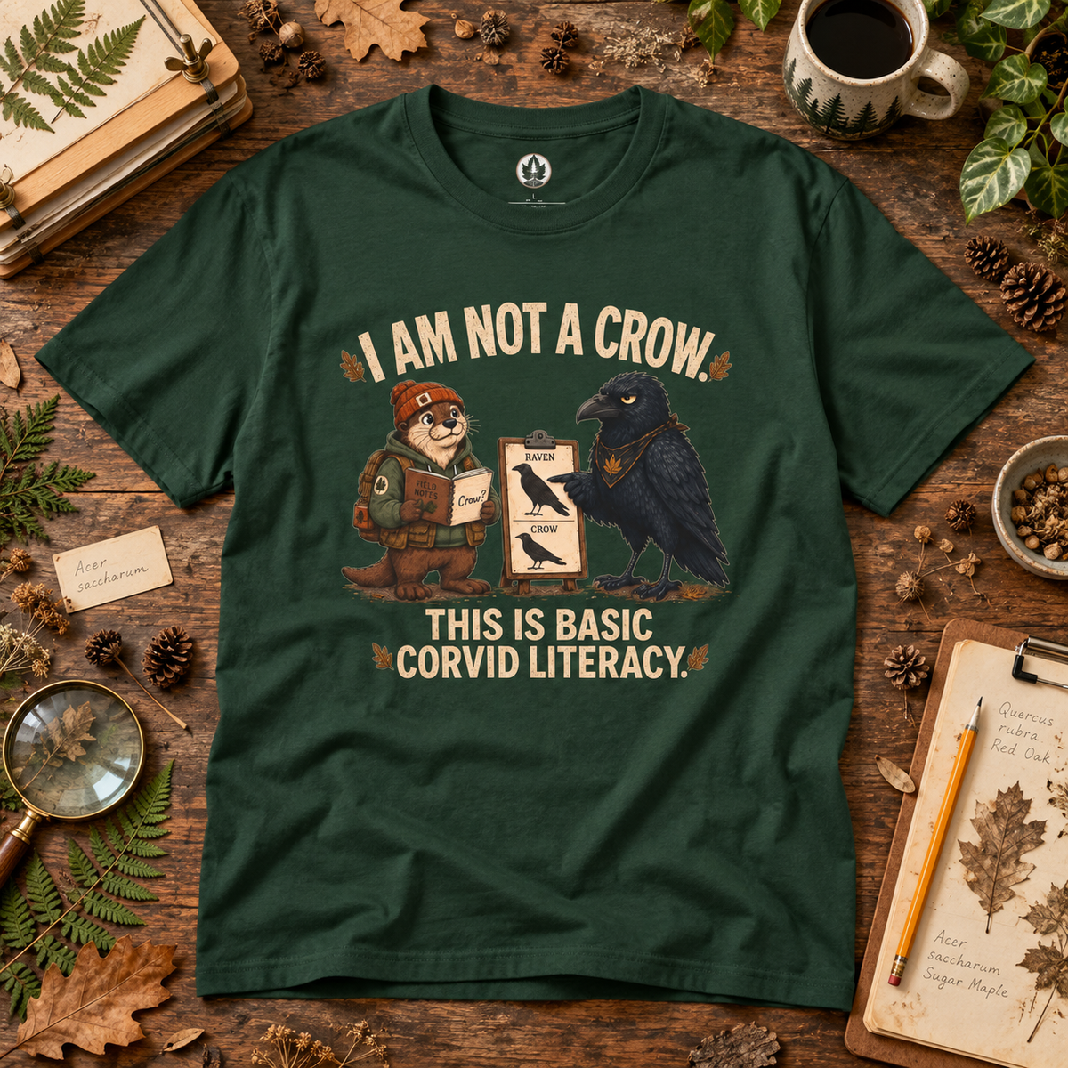 I am Not a Crow Otto and Echo T‑Shirt