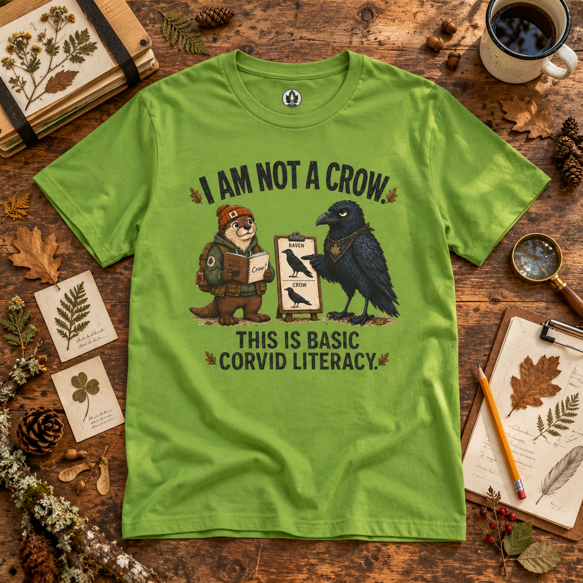 I am Not a Crow Otto and Echo T‑Shirt