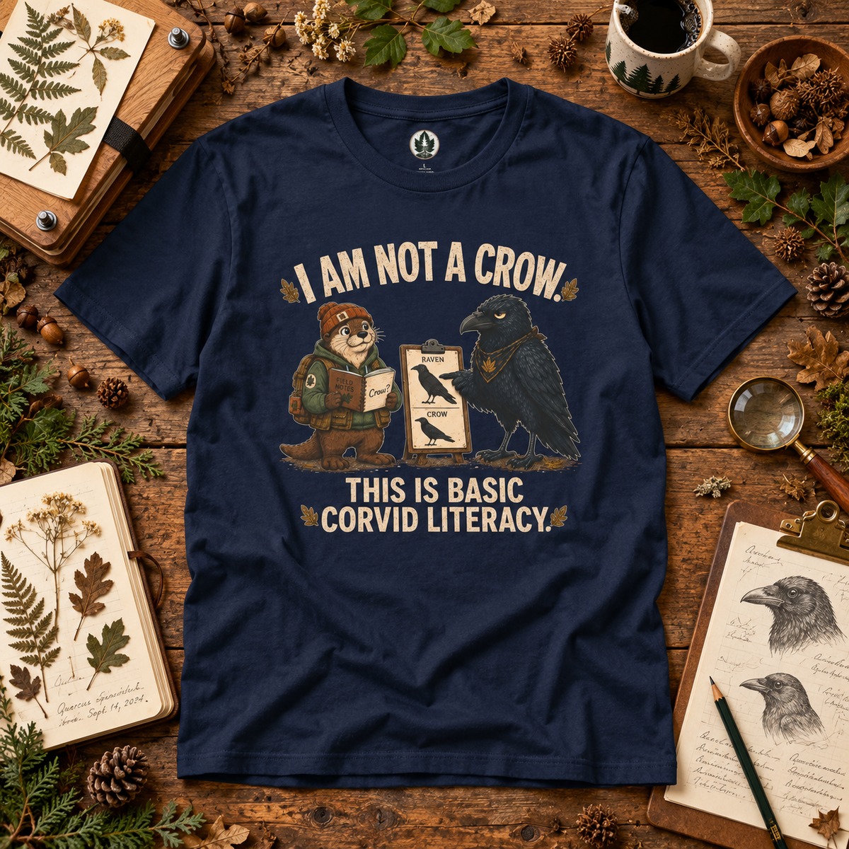 I am Not a Crow Otto and Echo T‑Shirt