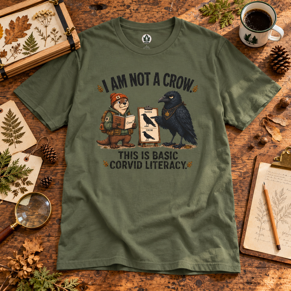 I am Not a Crow Otto and Echo T‑Shirt