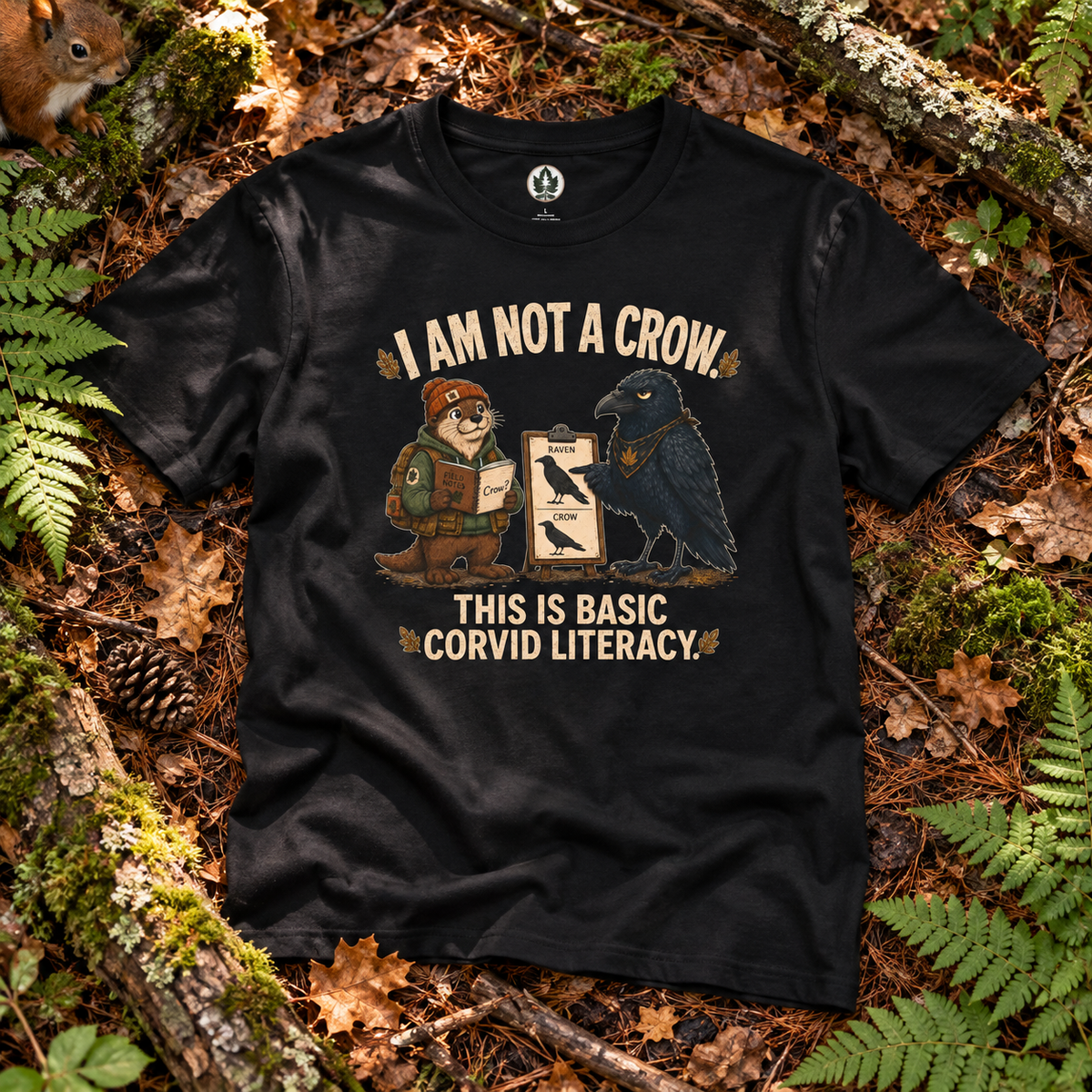 I am Not a Crow Otto and Echo T‑Shirt
