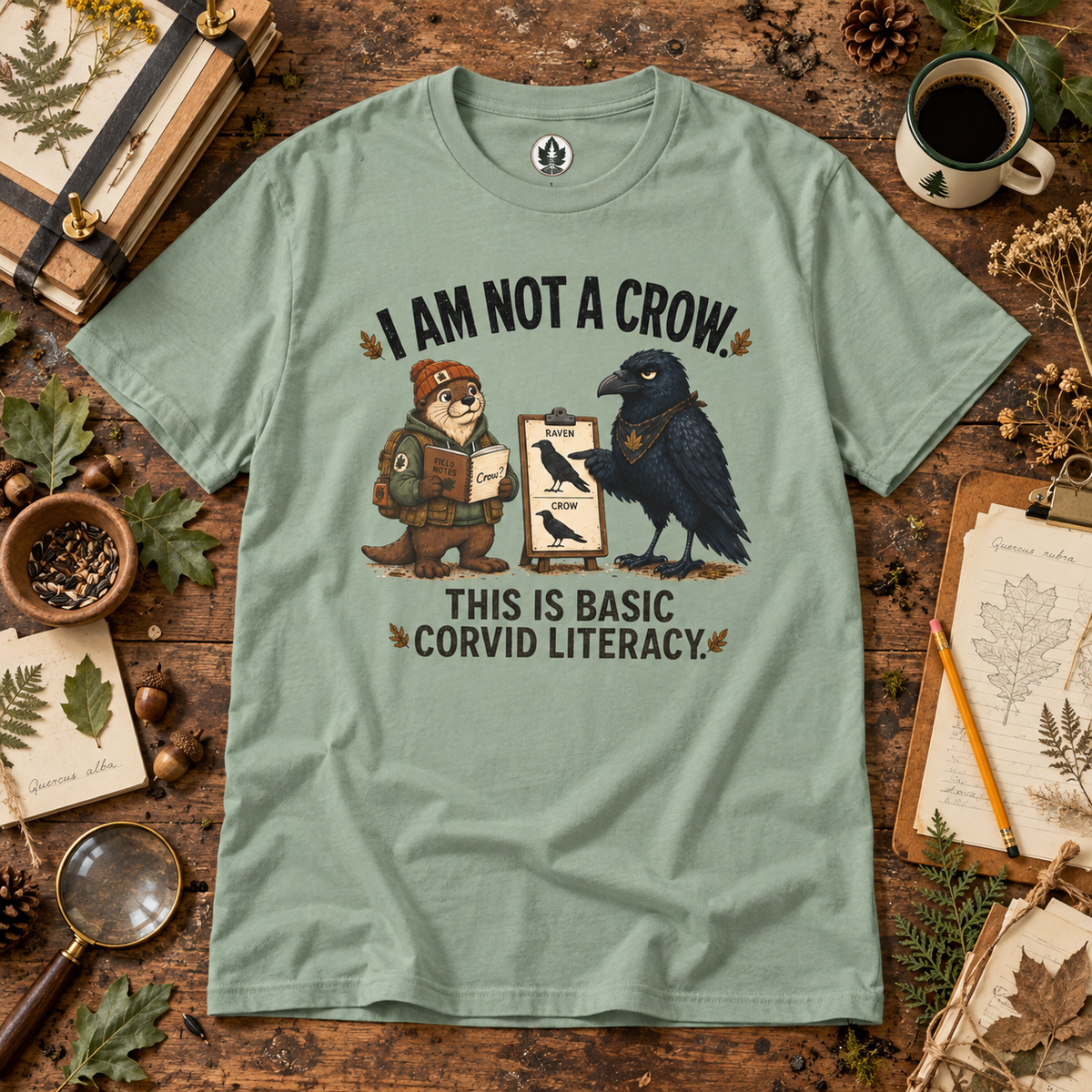 I am Not a Crow Otto and Echo T‑Shirt