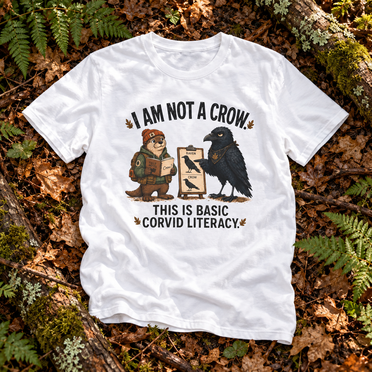 I am Not a Crow Otto and Echo T‑Shirt
