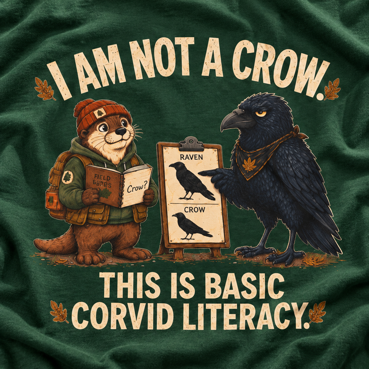 I am Not a Crow Otto and Echo T‑Shirt