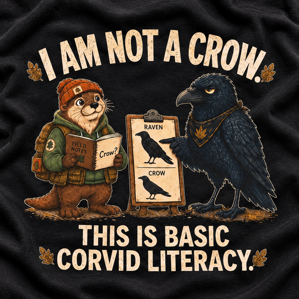 I am Not a Crow Otto and Echo T‑Shirt