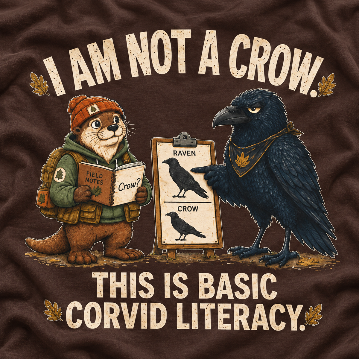 I am Not a Crow Otto and Echo T‑Shirt