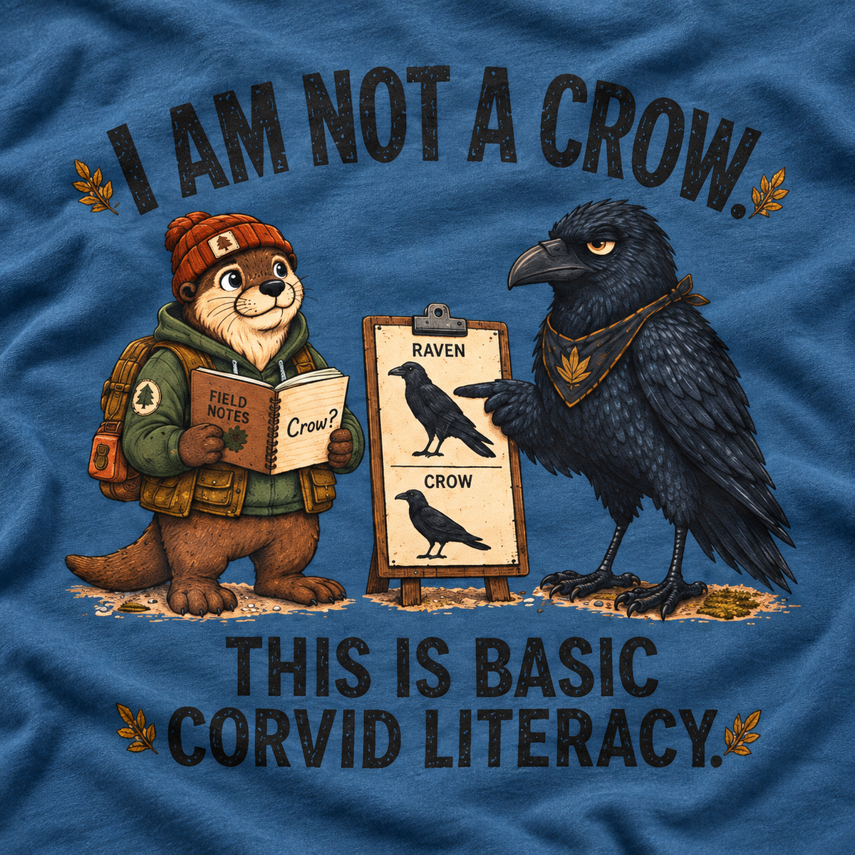 I am Not a Crow Otto and Echo T‑Shirt