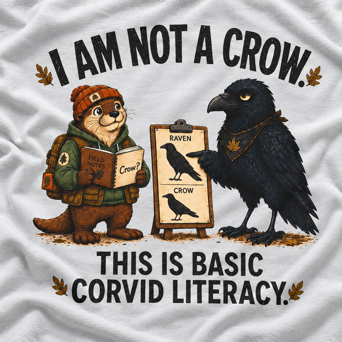 I am Not a Crow Otto and Echo T‑Shirt