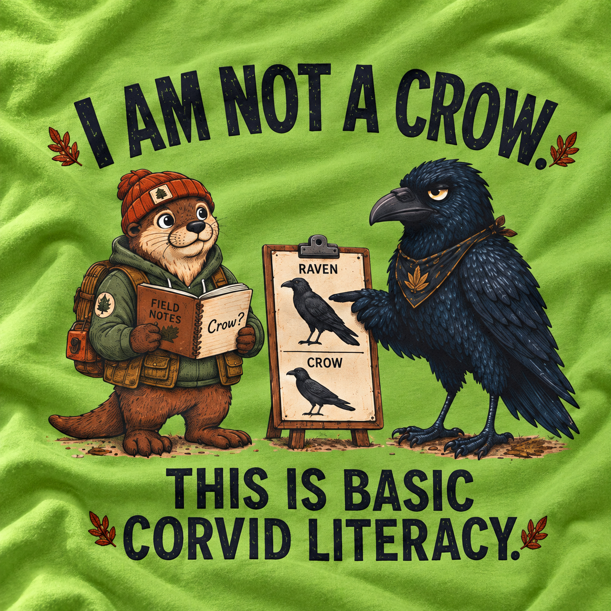 I am Not a Crow Otto and Echo T‑Shirt