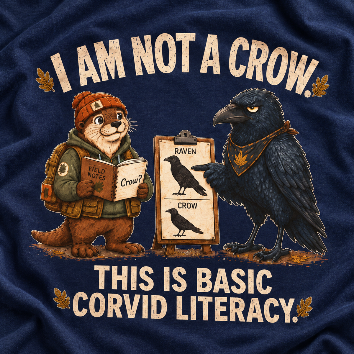 I am Not a Crow Otto and Echo T‑Shirt