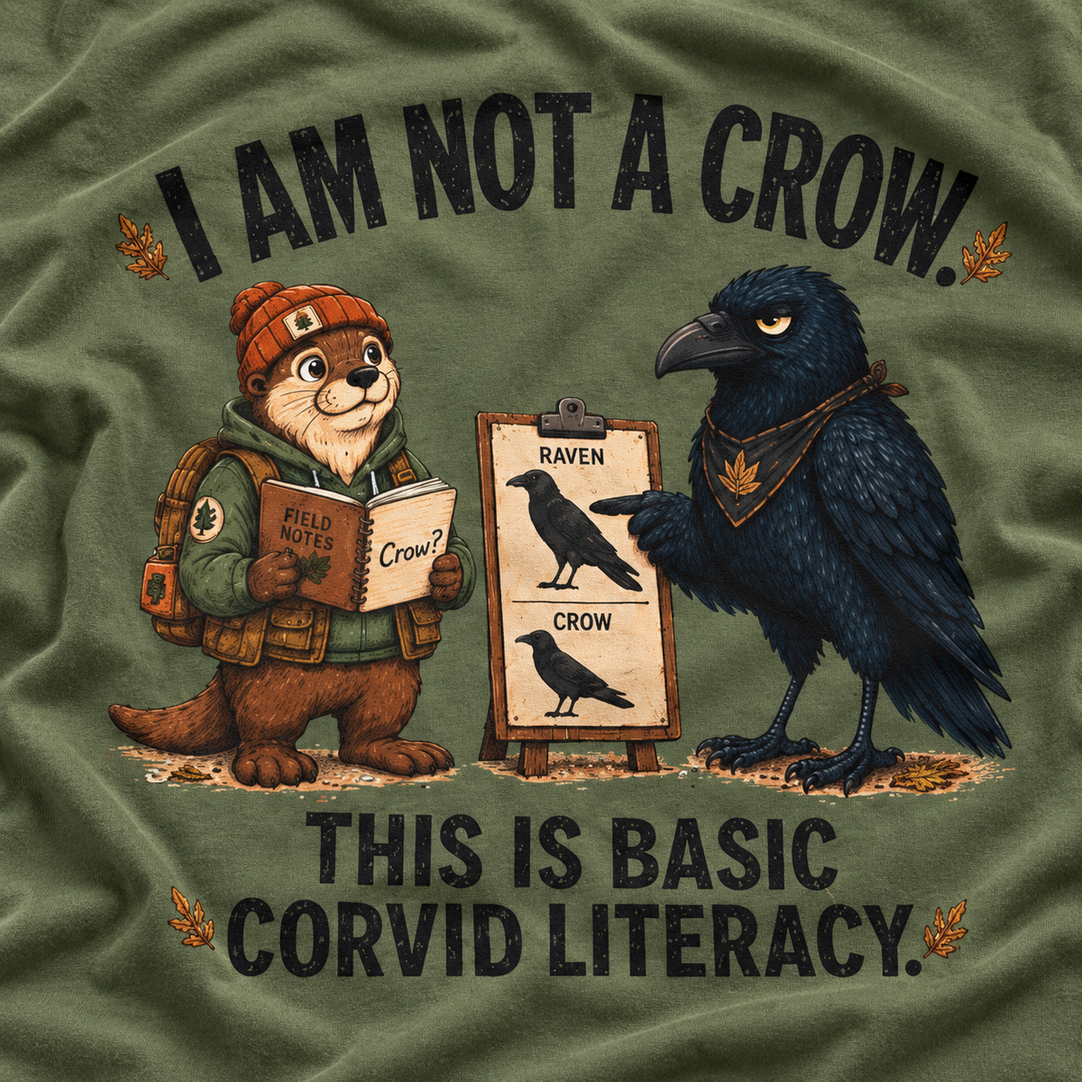 I am Not a Crow Otto and Echo T‑Shirt