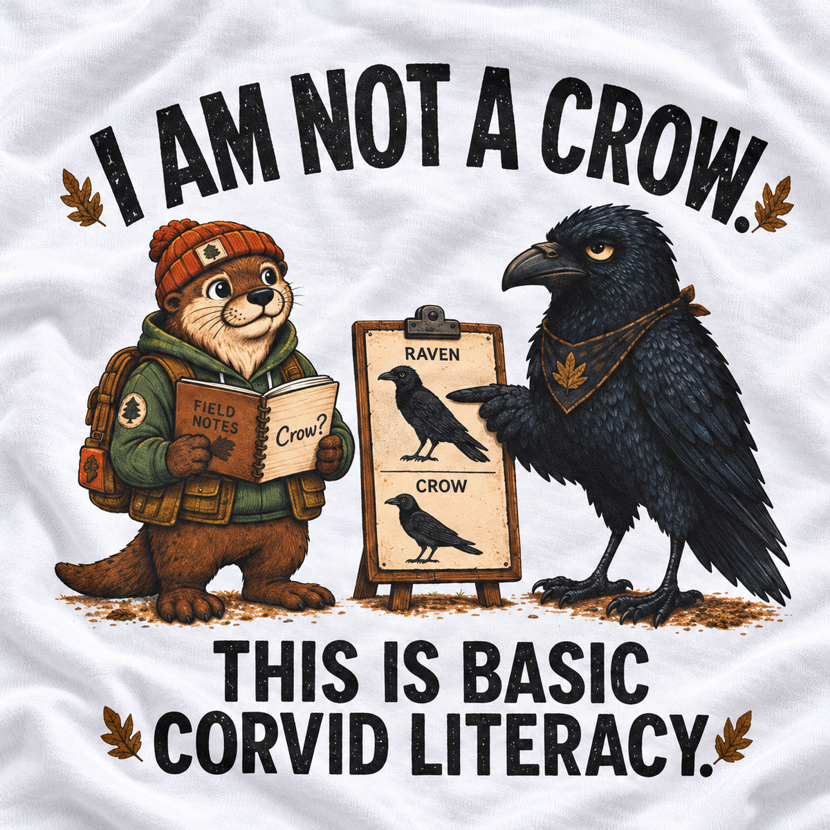 I am Not a Crow Otto and Echo T‑Shirt