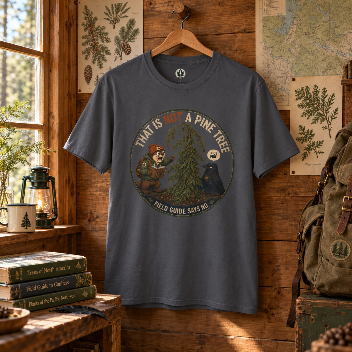 That is Not a Pine Tree, Field Guide Says No Version 2 T‑Shirt