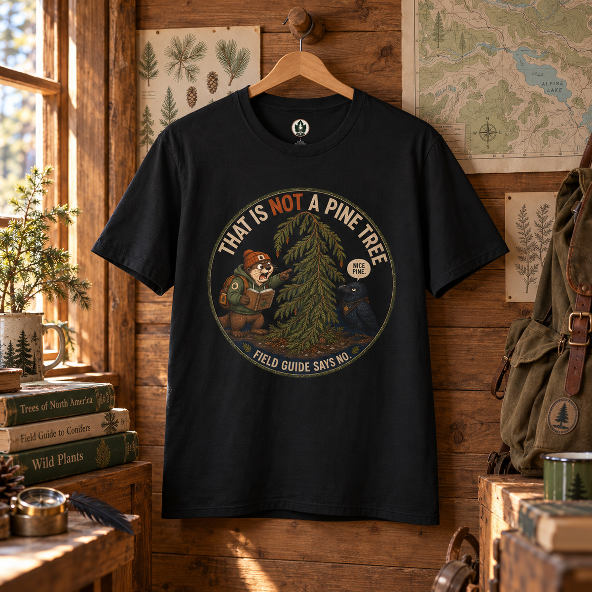 That is Not a Pine Tree, Field Guide Says No Version 2 T‑Shirt