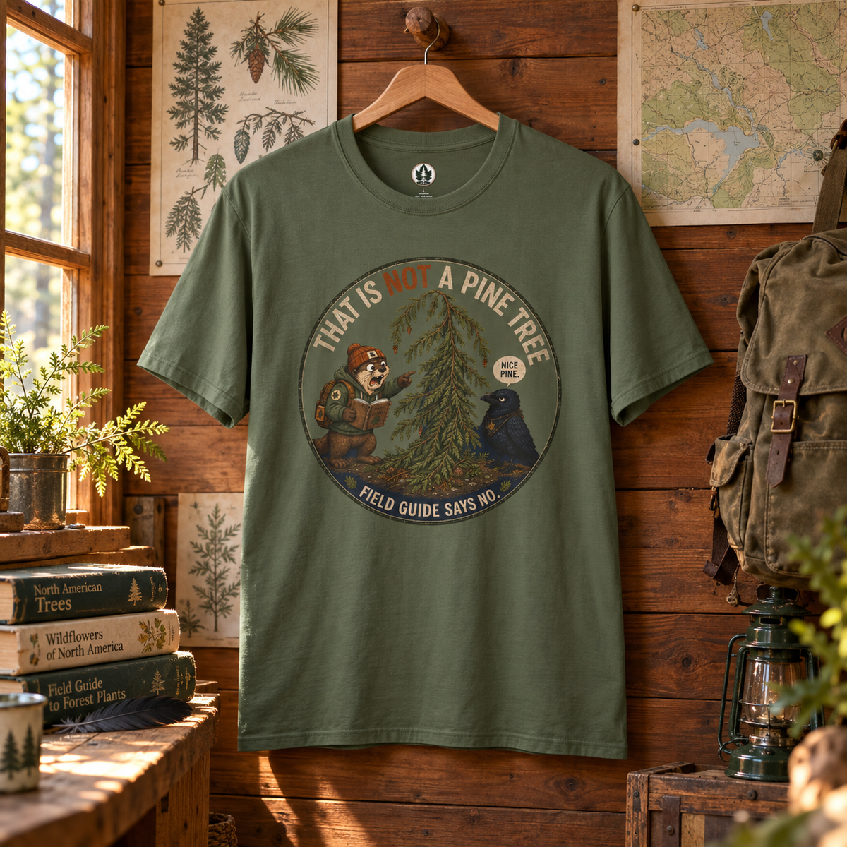 That is Not a Pine Tree, Field Guide Says No Version 2 T‑Shirt