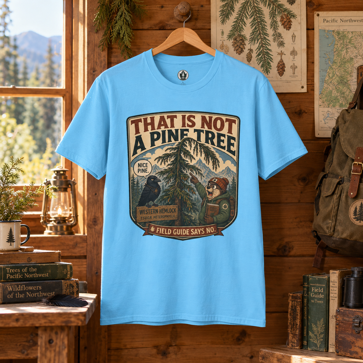 That is Not a Pine Tree, Field Guide Says No Version 1 T‑Shirt
