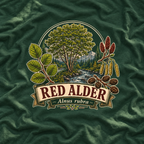 Red Alder, Alnus rubra T‑Shirt
