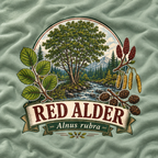 Red Alder, Alnus rubra T‑Shirt
