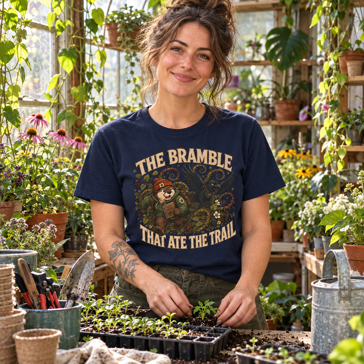 The Bramble That Ate the Trail Otto and Echo T‑Shirt