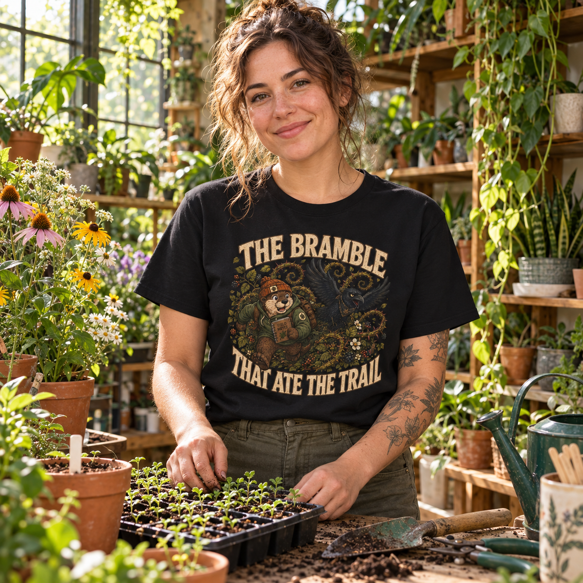 The Bramble That Ate the Trail Otto and Echo T‑Shirt