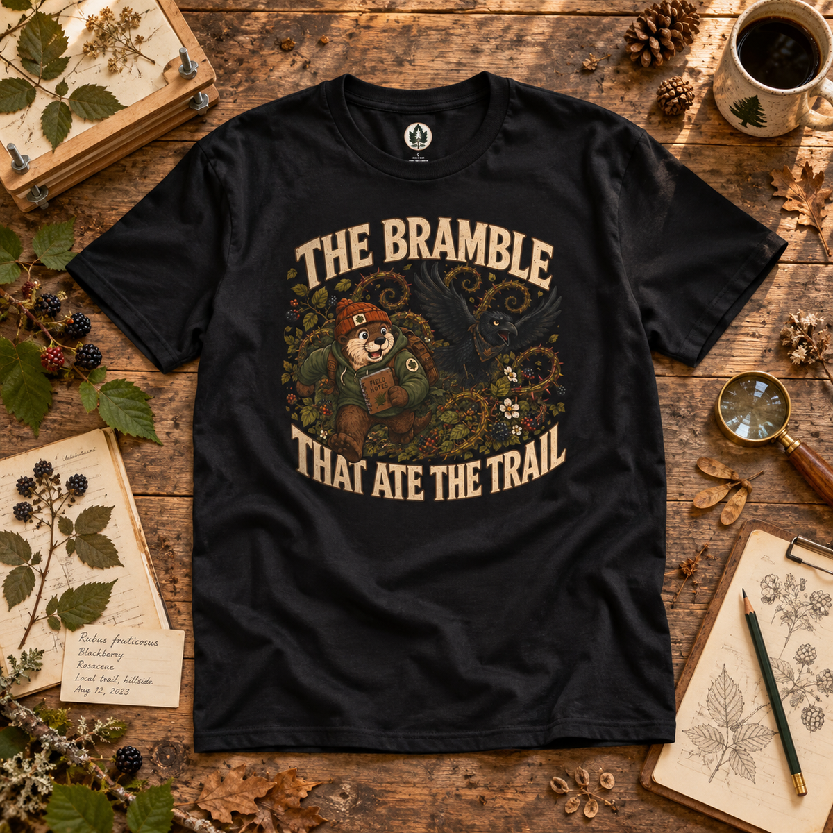 The Bramble That Ate the Trail Otto and Echo T‑Shirt