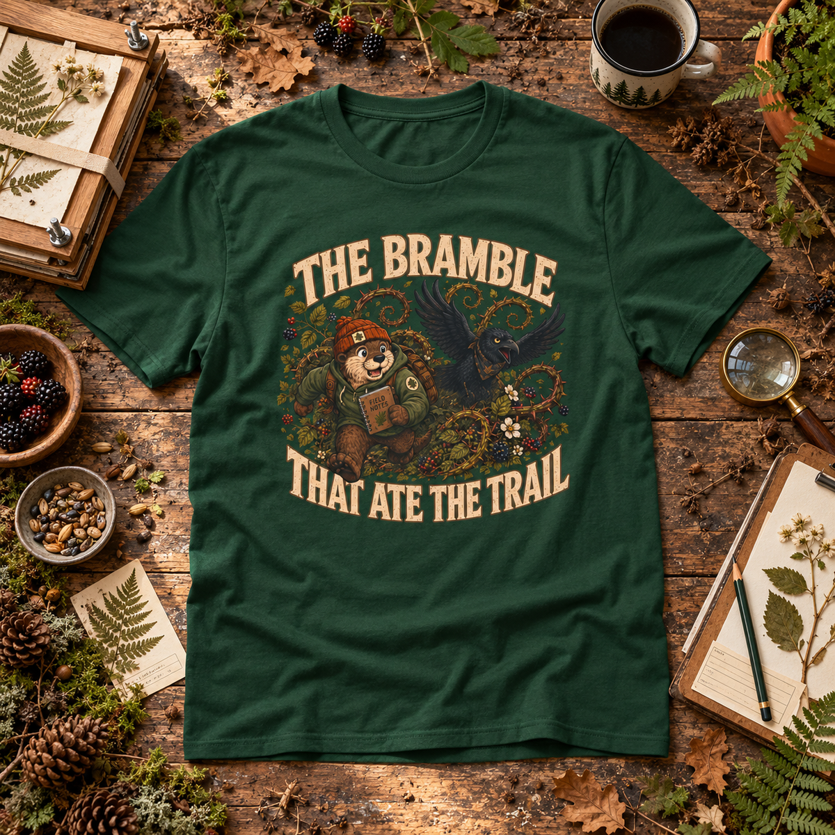 The Bramble That Ate the Trail Otto and Echo T‑Shirt