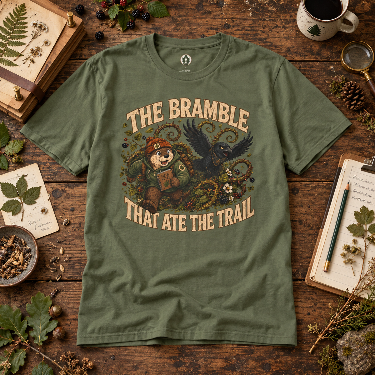 The Bramble That Ate the Trail Otto and Echo T‑Shirt