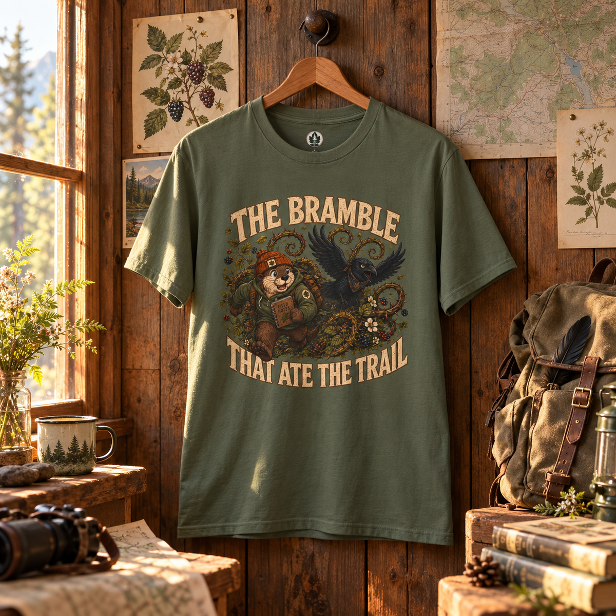 The Bramble That Ate the Trail Otto and Echo T‑Shirt