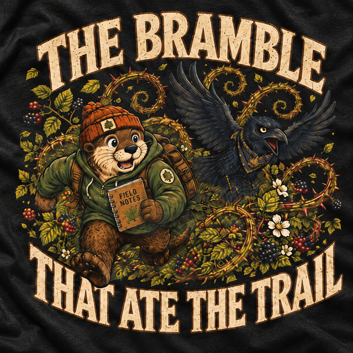 The Bramble That Ate the Trail Otto and Echo T‑Shirt