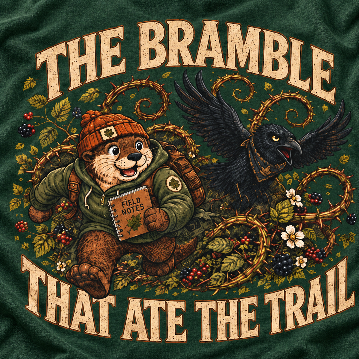 The Bramble That Ate the Trail Otto and Echo T‑Shirt