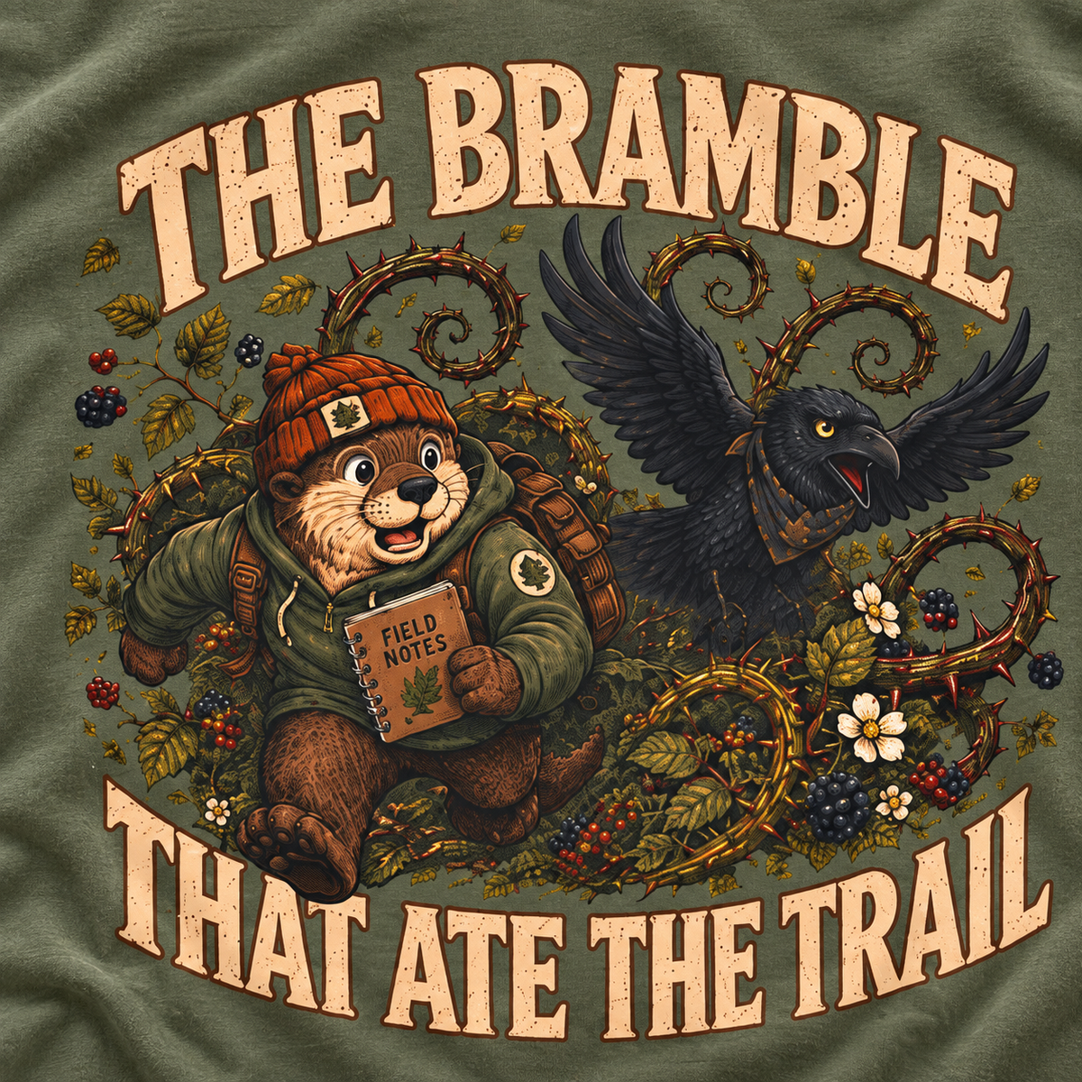 The Bramble That Ate the Trail Otto and Echo T‑Shirt