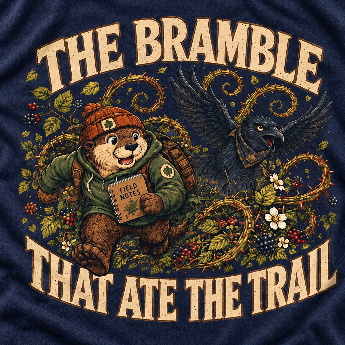 The Bramble That Ate the Trail Otto and Echo T‑Shirt