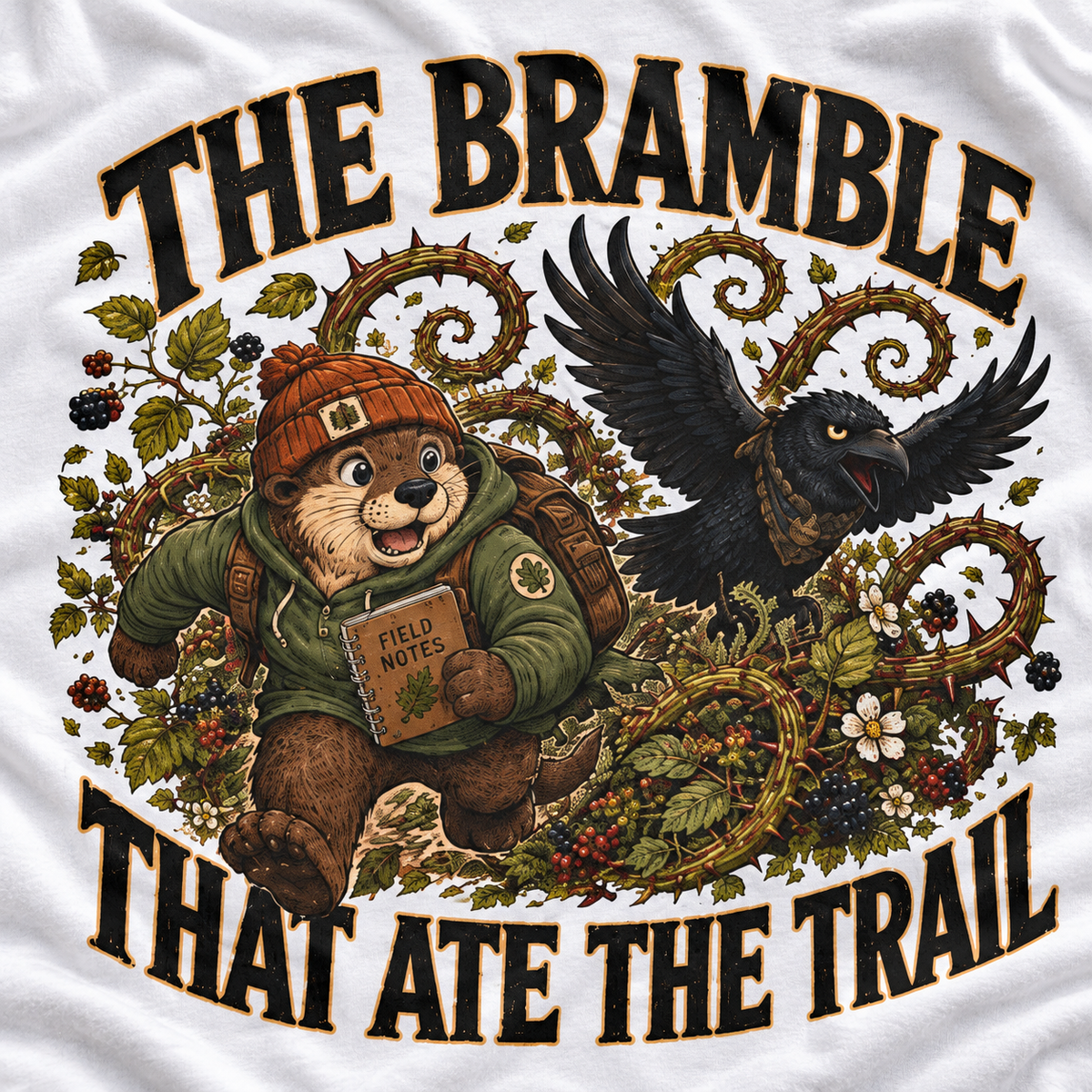 The Bramble That Ate the Trail Otto and Echo T‑Shirt