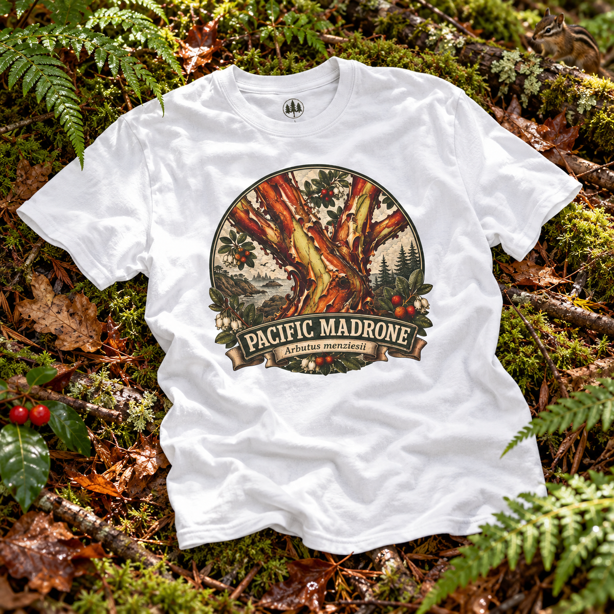 Pacific Madrone, Arbutus menziesii Version 2 T‑Shirt