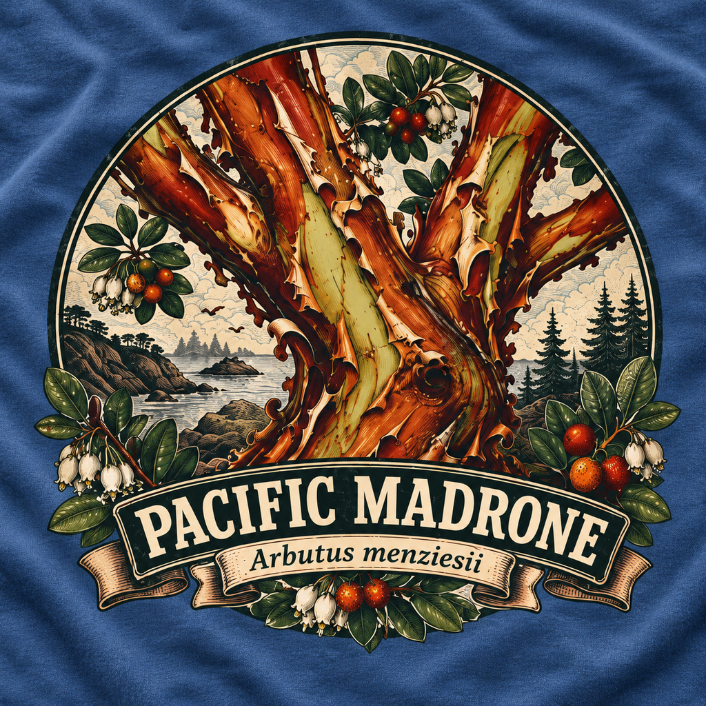 Pacific Madrone, Arbutus menziesii Version 2 T‑Shirt