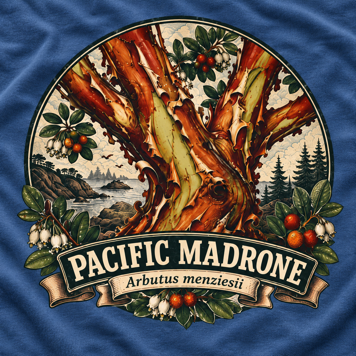 Pacific Madrone, Arbutus menziesii Version 2 T‑Shirt