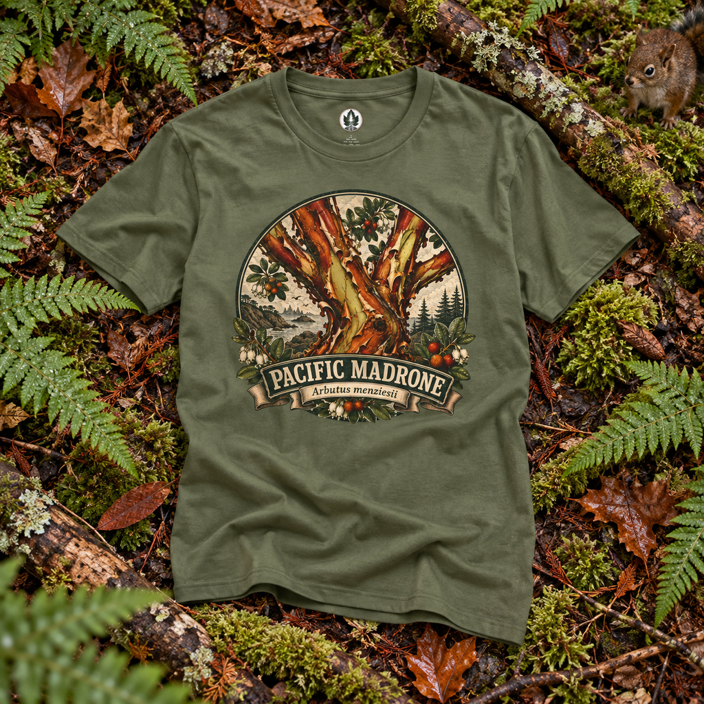 Pacific Madrone, Arbutus menziesii Version 2 T‑Shirt