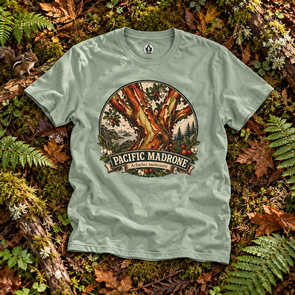 Pacific Madrone, Arbutus menziesii Version 2 T‑Shirt