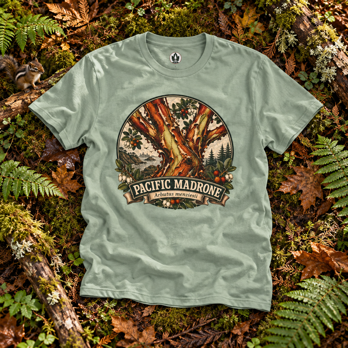 Pacific Madrone, Arbutus menziesii Version 2 T‑Shirt