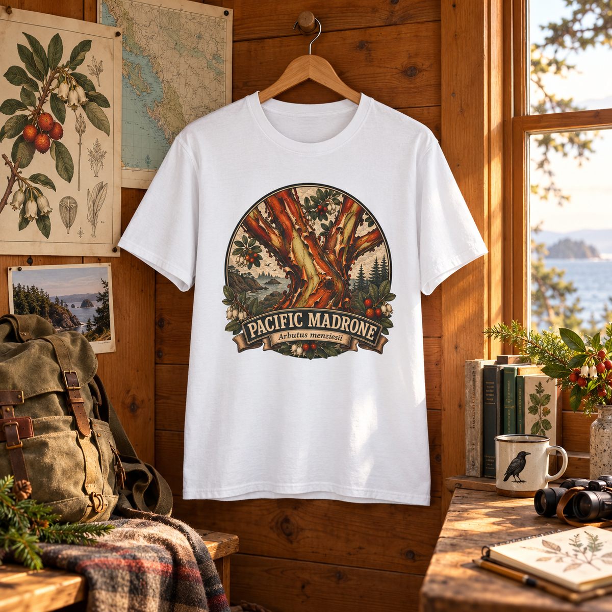 Pacific Madrone, Arbutus menziesii Version 2 T‑Shirt
