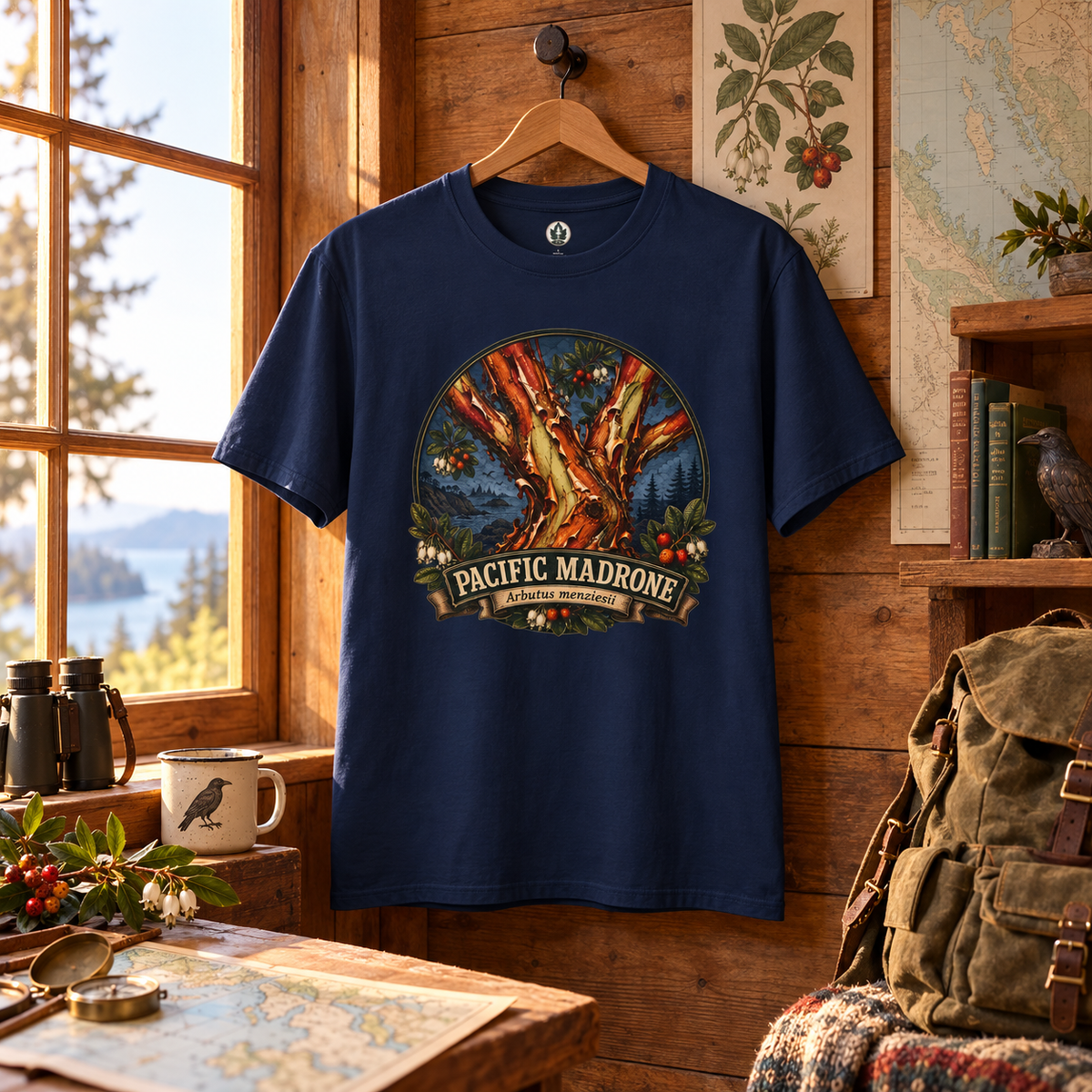 Pacific Madrone, Arbutus menziesii Version 2 T‑Shirt